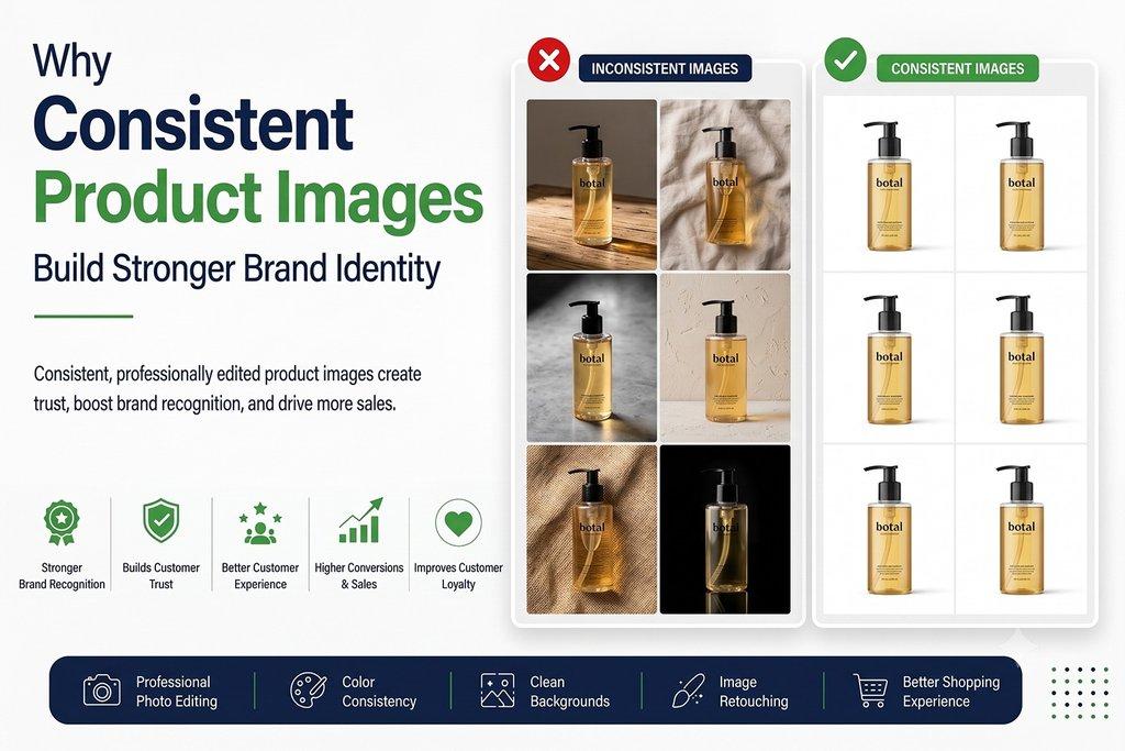 Why Consistent Product Images Build Stronger Brand Identity  - Cover Image